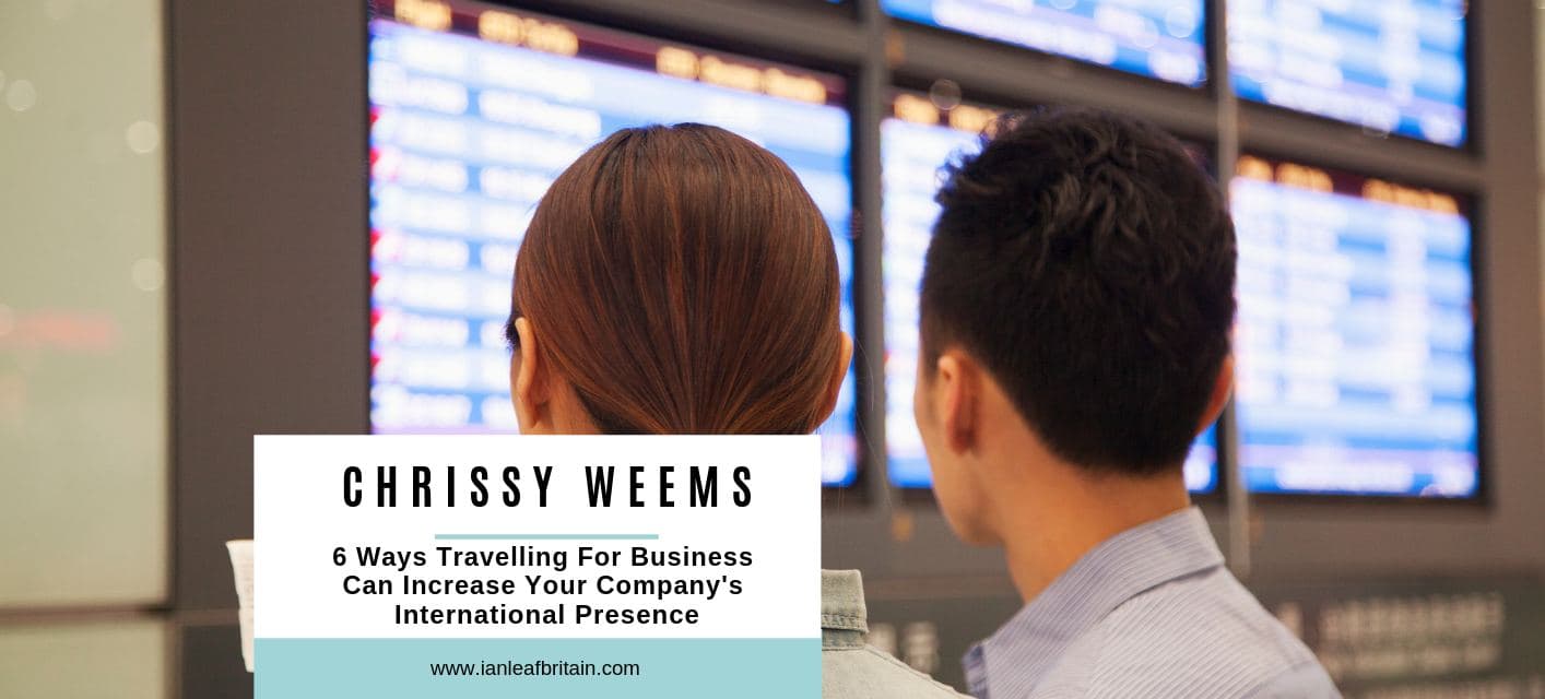 Chrissy Weems business travel graphic