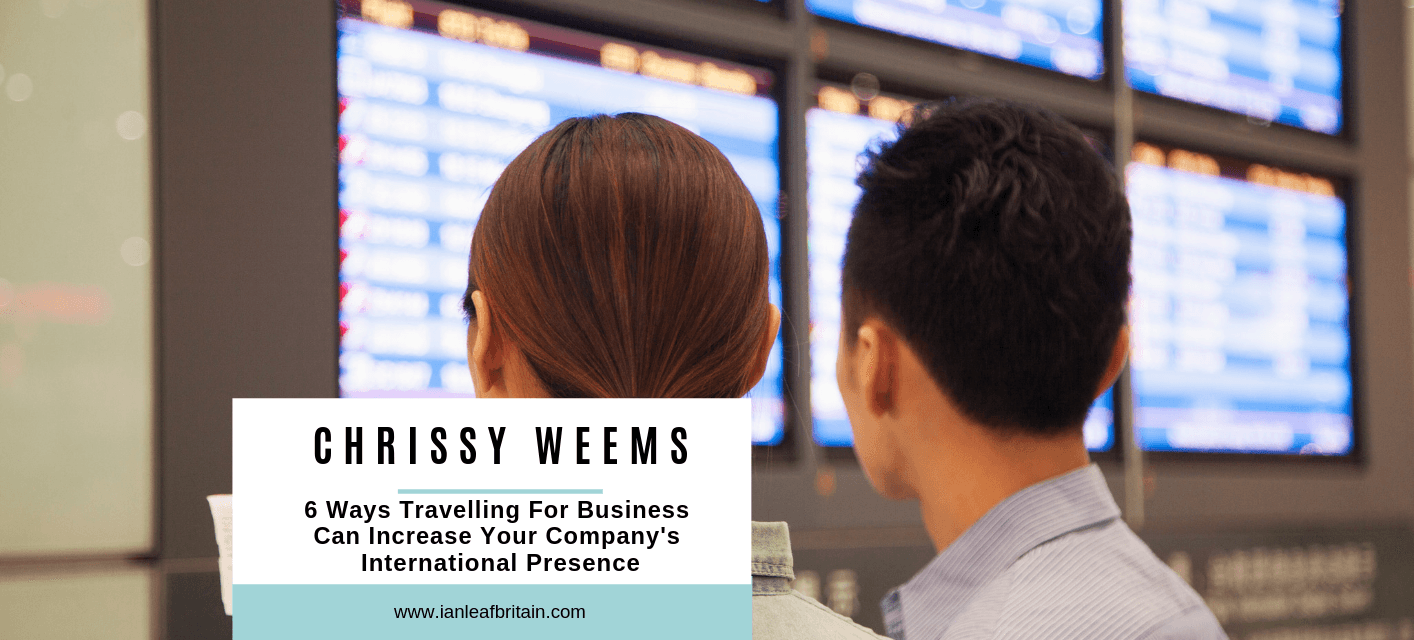 Chrissy Weems business travel graphic